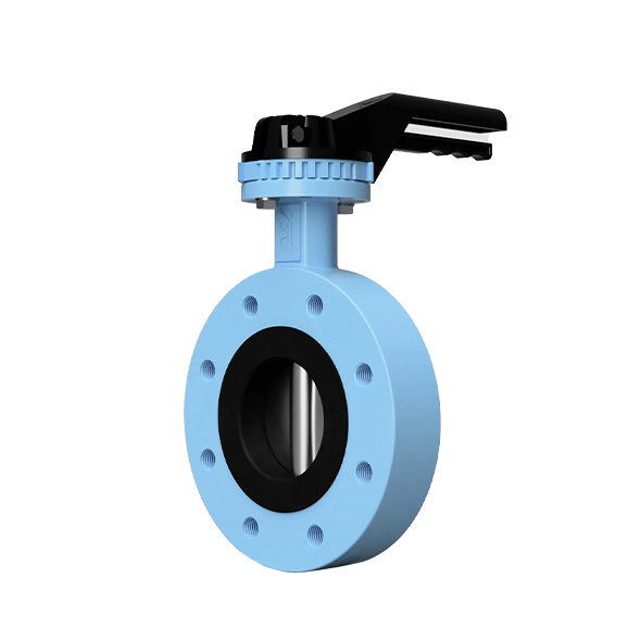 Butterfly valves flanged