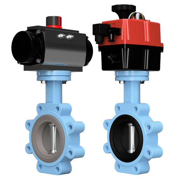 Automated Butterfly valves lugged