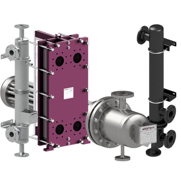 Shell and tube & plate heat exchangers