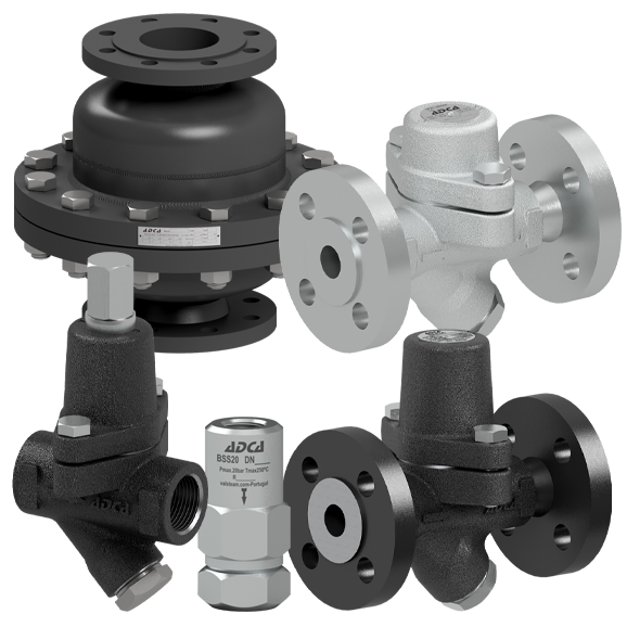 Bimetallic steam traps