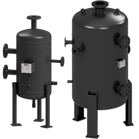 Blowdown expansion and cooling units in boiler houses