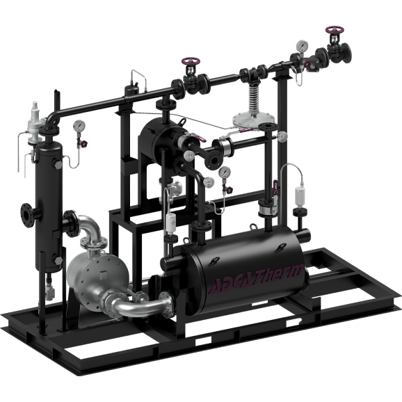 Flash steam heat recovery units