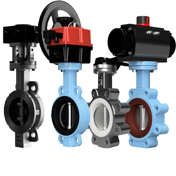 High performance butterfly valves
