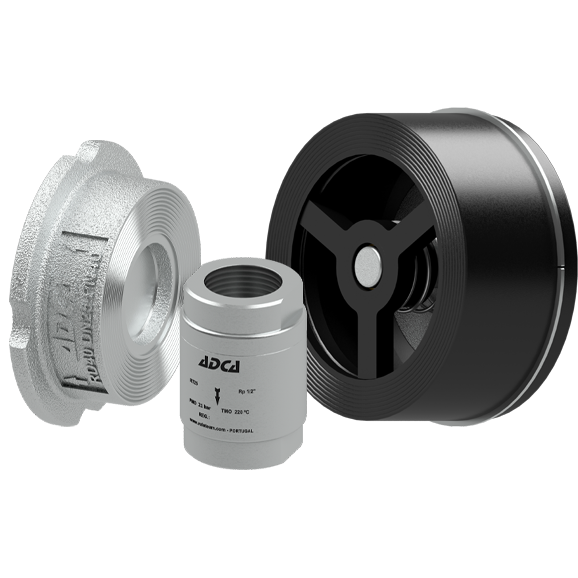 Axial (disc) check valves